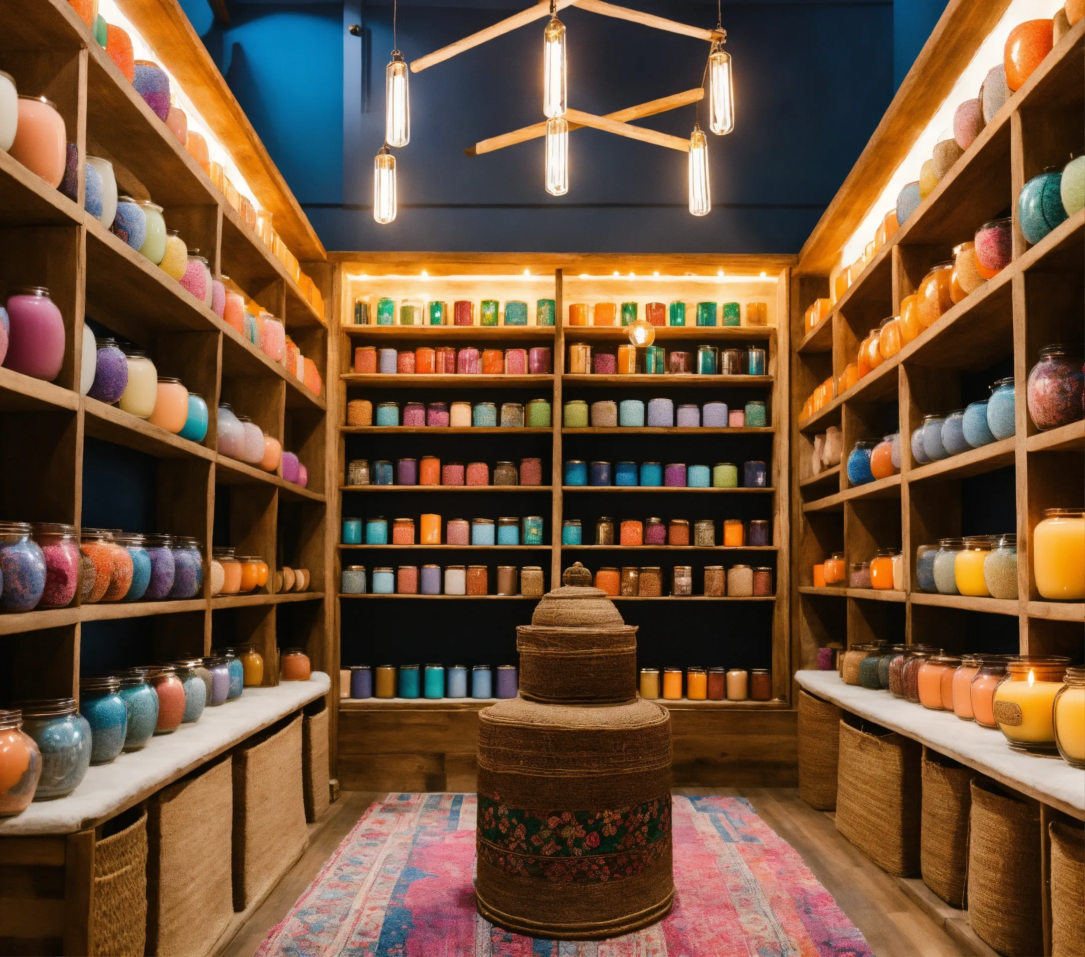 Soft pink textile accessories